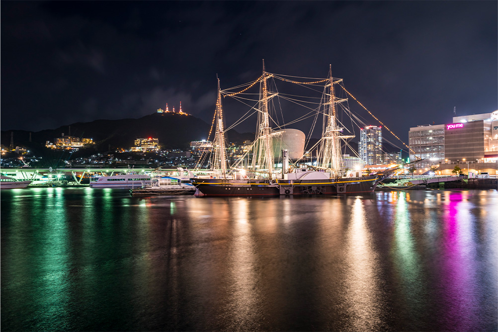 Dejima Wharf & Seaside Park for Night View of Bay Area(Night View Spot) slider2